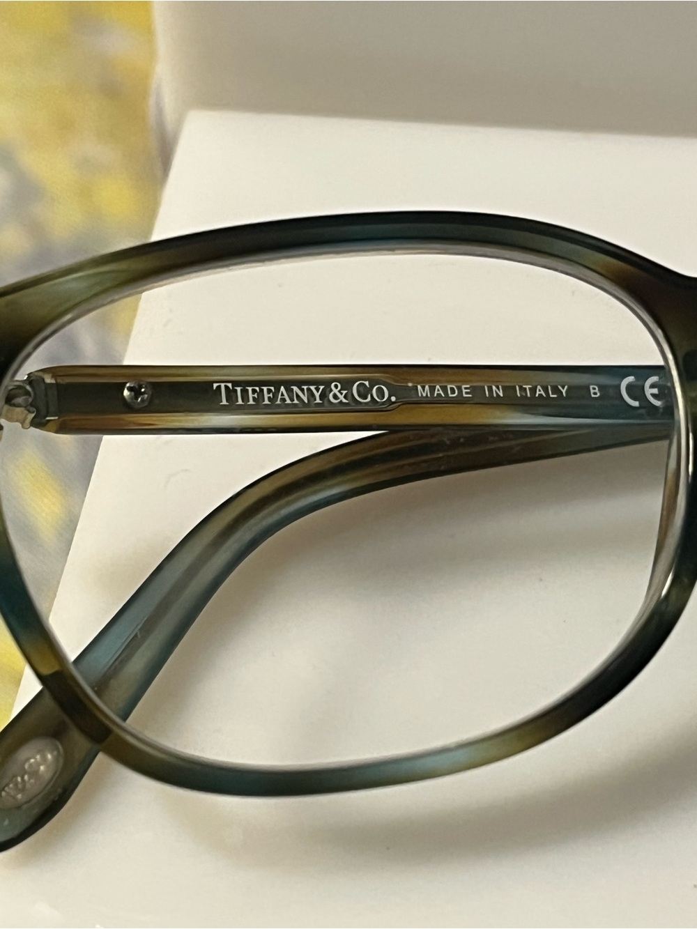 Tiffany & Co. Olive Green Translucent Eyeglass Frames